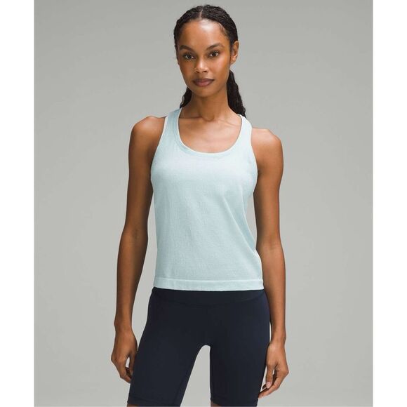 Lululemon Swiftly Tech Racerback Tank 2.0 Race Length Size 20 Blue - Picture 1 of 6